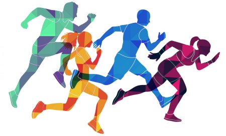 Стилизованные спортсмены