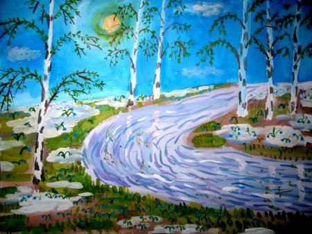 Весна рисунок