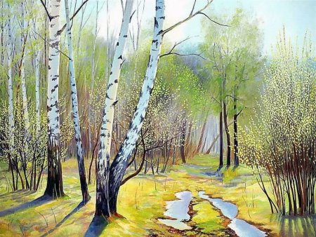 Весна рисунок для детей