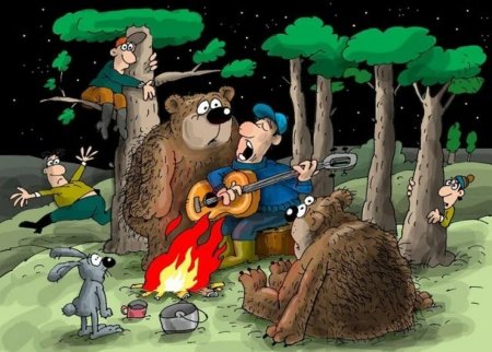 Поход карикатура
