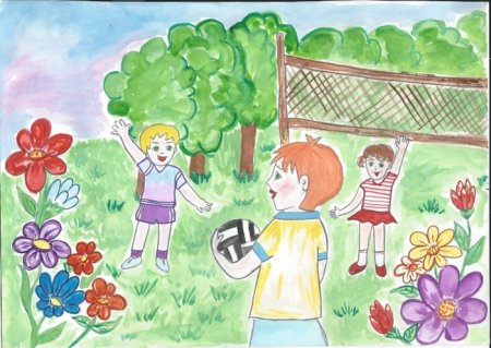 Летние каникулы рисунок