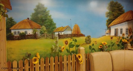 Фон деревня