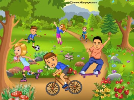 Надпись детский дворик