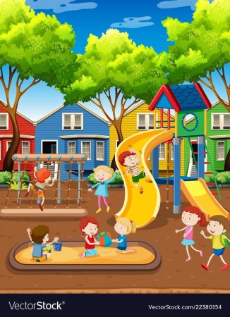 Парк в детском саду