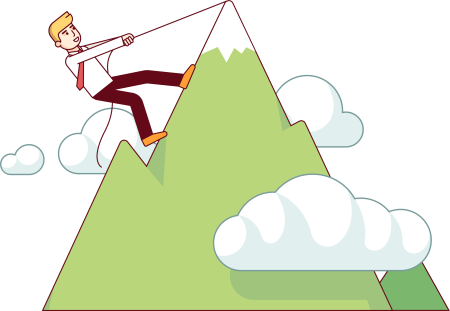 Достижение цели иллюстрация