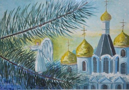 Рисунки на рождественскую тему