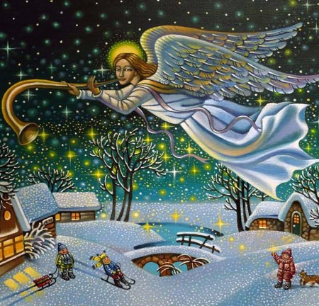 Рождественские рисунки