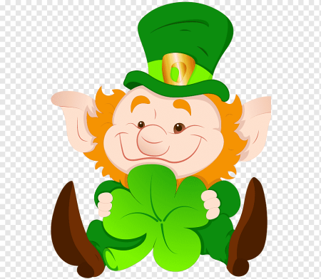 День Святого Патрика Клевер Лепрекон