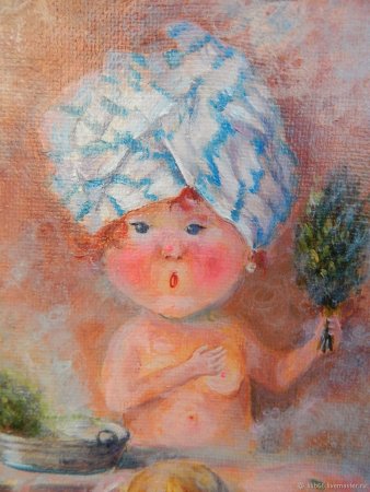 Банный день в живописи