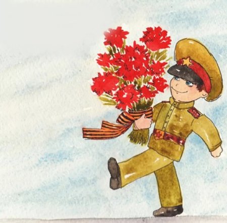 Рисунок на 9 мая