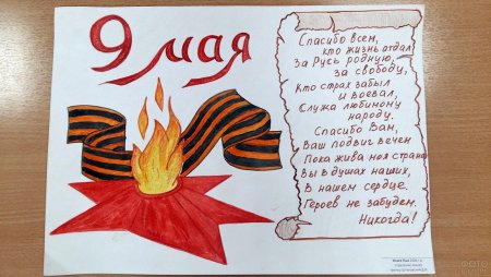 Рисунки в честь дня Победы