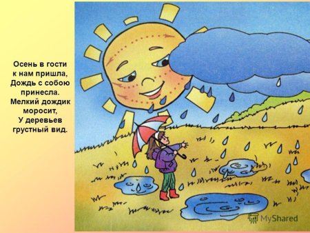 Веселый дождик моросит