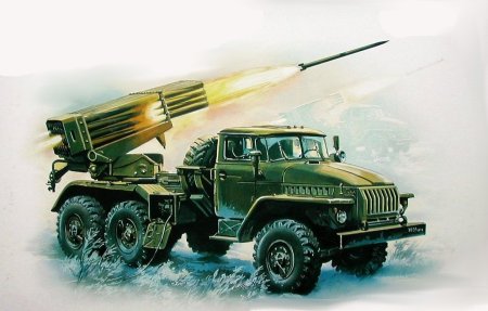 РСЗО БМ-21 град рисунок
