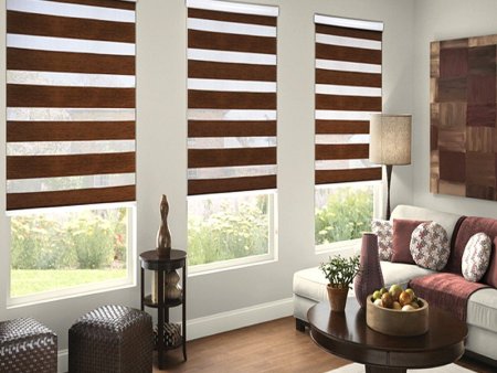 Рулонные шторы Зебра Бейсик белый