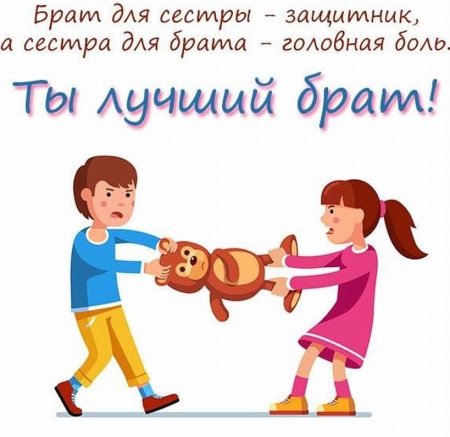 Поздравления с днём рождения брату от сестры