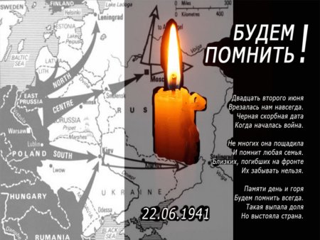 22 Июня 1941 день начала Великой Отечественной войны