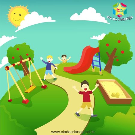 Детская площадка рисунок