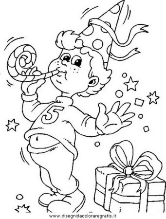 Разукрашка с днем рождения мальчику