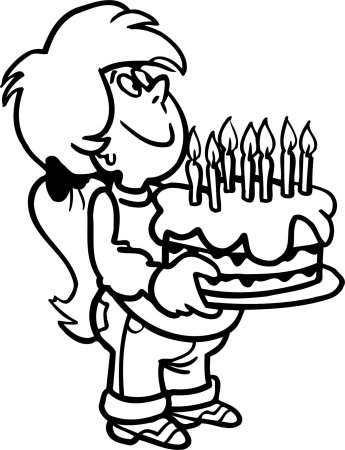 Раскраска торт для мальчиков