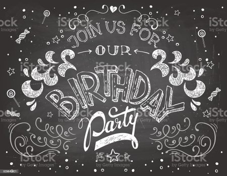 Подарок рисунок мелом