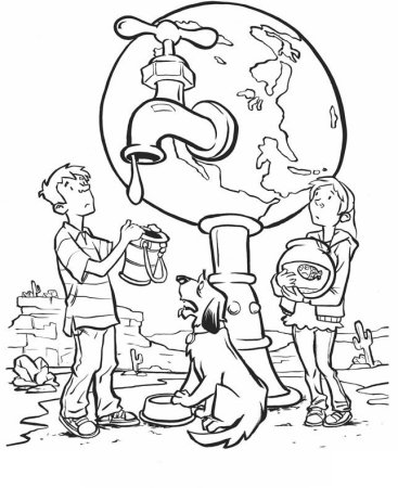 Экология раскраска