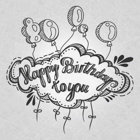 С днем рождениярасраска