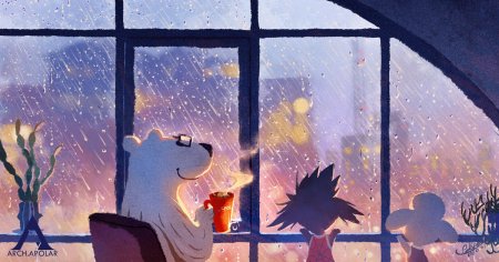 Дождь за окном