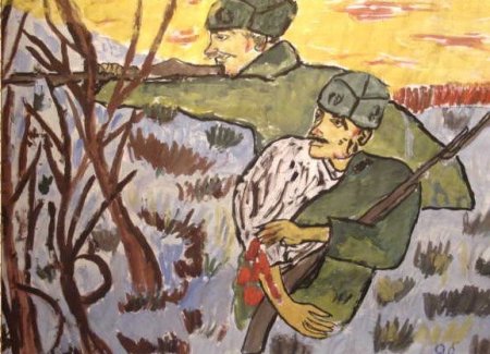 Пожарный рисунок