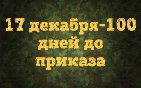100 Дней до приказа