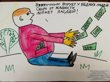 Рисунок посвященный Дню борьбы с коррупцией