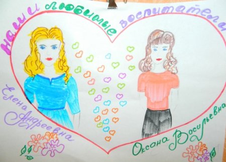 Рисунок ко Дню матери в детский сад