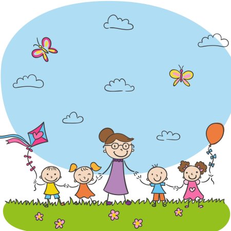 Детский сад иллюстрация