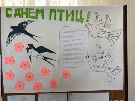День птиц плакат