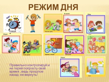Режим дня дошкольника в детском саду