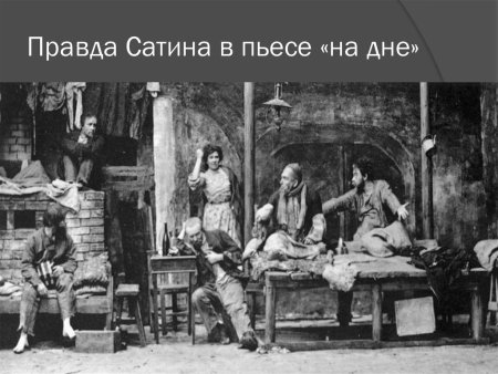 Иллюстрации к пьесе на дне Горького