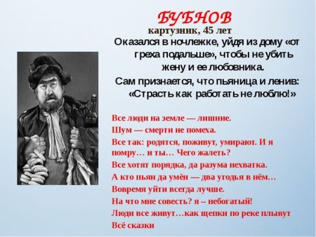 Бубнов предыстория