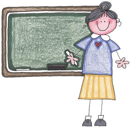 Учительница рисунок