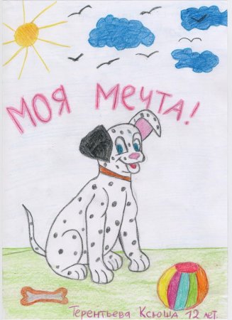 Рисунокра тему моя мечта