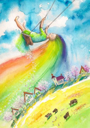 Краски детства рисунок