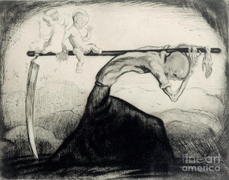 Смерть и умирание иллюстрация