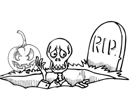 Рисунки на Хэллоуин карандашом