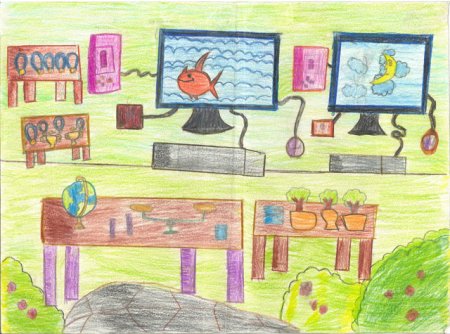 Рисунок на тему my Dream School