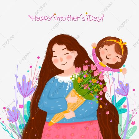 Векторное изображение день матери
