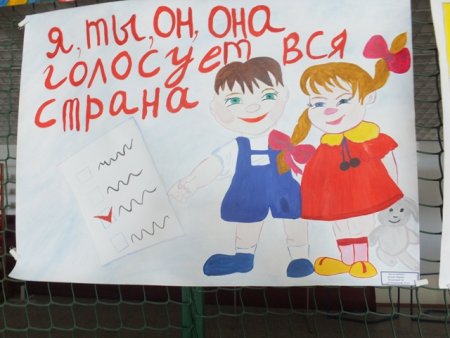 Выборы глазами молодежи плакат