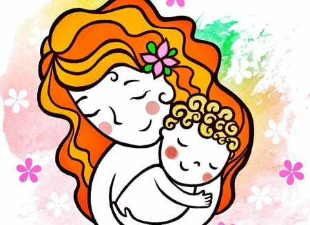 Рисунок ко Дню матери