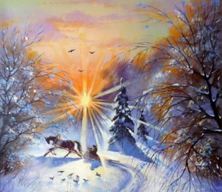 Владимир Марков зимние картины