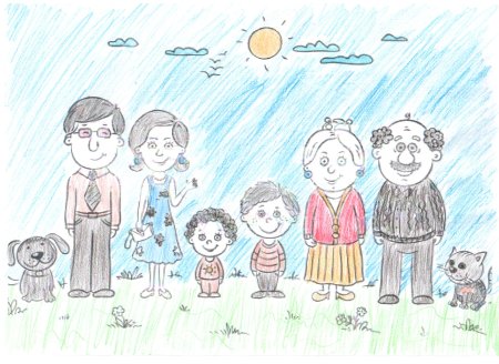 Символ большой семьи