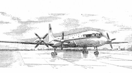 Ил 18 раскраска