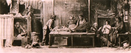 Постановка пьесы Горького «на дне» (1902 г.),
