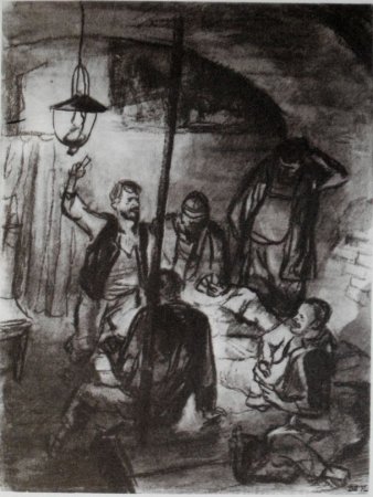 Иллюстрации к пьесе на дне Горького